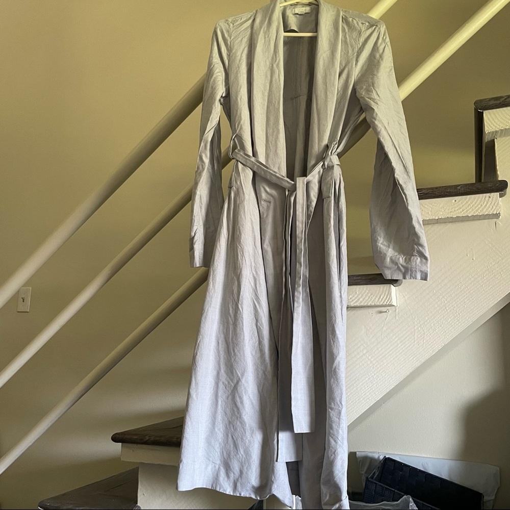 COS Blue/Gray Loungewear Set (Robe & shorts)